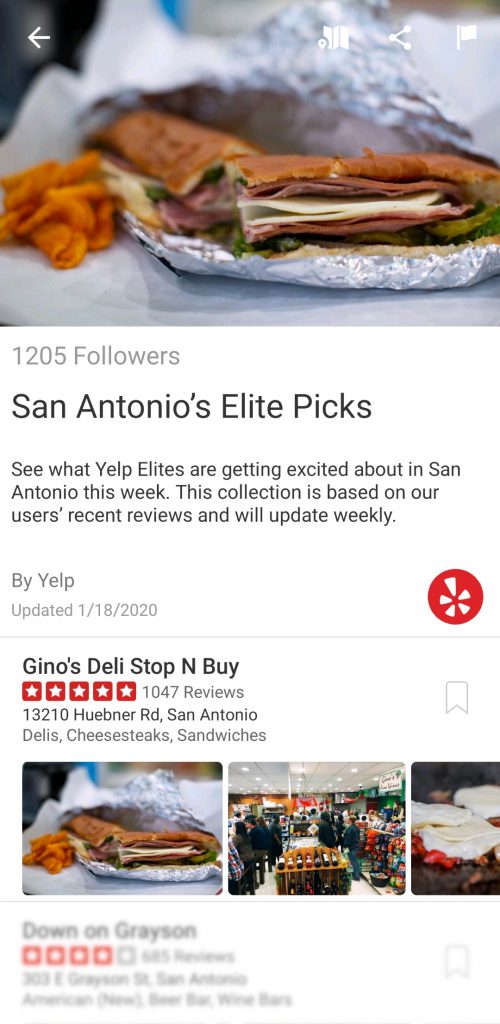 San Antonio Yelp Elite Picks Ginos Deli