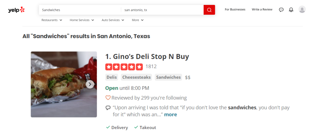 THE BEST 10 Sandwich Shops in San Antonio TX January 2023 - Yelp Ginos Deli