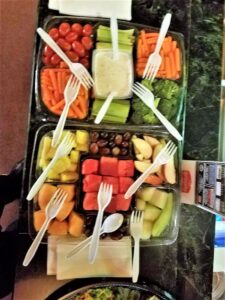 Gino's Deli Catering Veggie Tray Fresh Fruit Tray