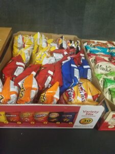 Gino's Deli Catering Chips Lays and Mrs Vickies Chips