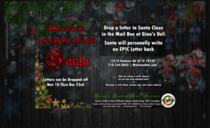 Letters from Santa Ginos Deli Ginos Santa MAil Service 2