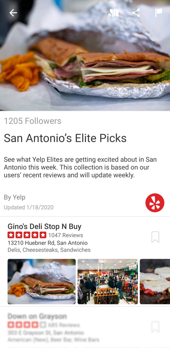 San Antonio Yelp Elite Picks Ginos Deli