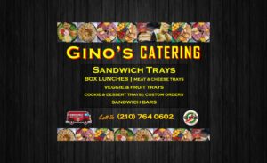 Gino's Deli Catering Menu
