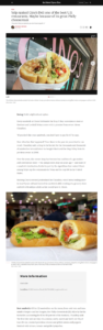 Yelp ranked Ginos Deli one of the best U.S. restaurants. Maybe because of its great Philly cheesesteak 5-6-22 Mike Sutter San Antonio Express News
