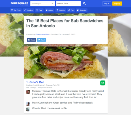 The 15 Best Places for Sub Sandwiches in San Antonio Foursquare Jan 7 2023 Ginos Deli