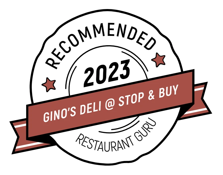 Highly recommended Award Gino's Deli @ Stop & Buy