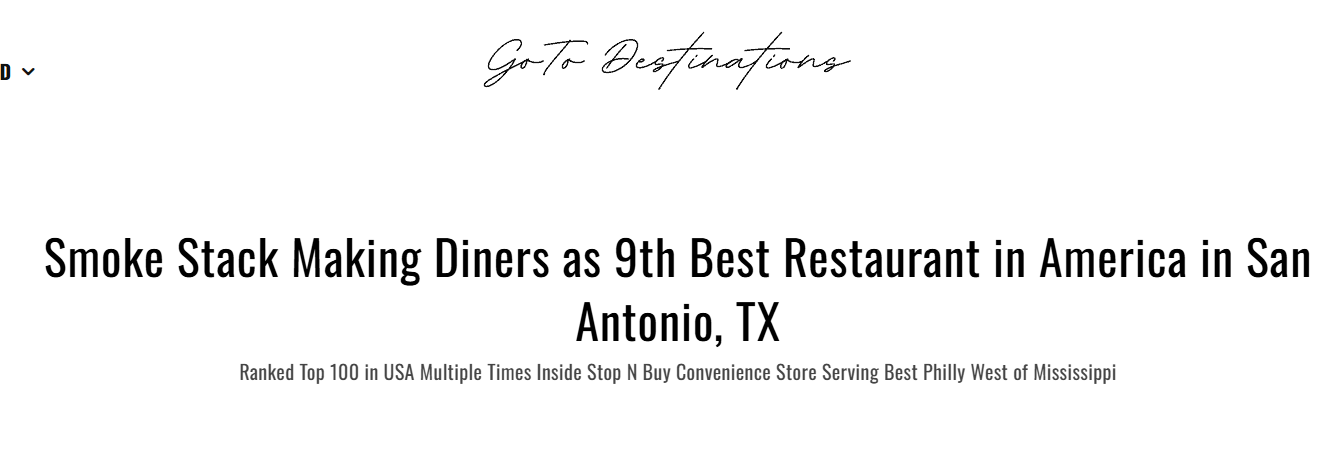 Ranked Top 100 in USA Multiple Times. Inside Stop N Buy Convenience Store Serving Best Philly West of Mississippi