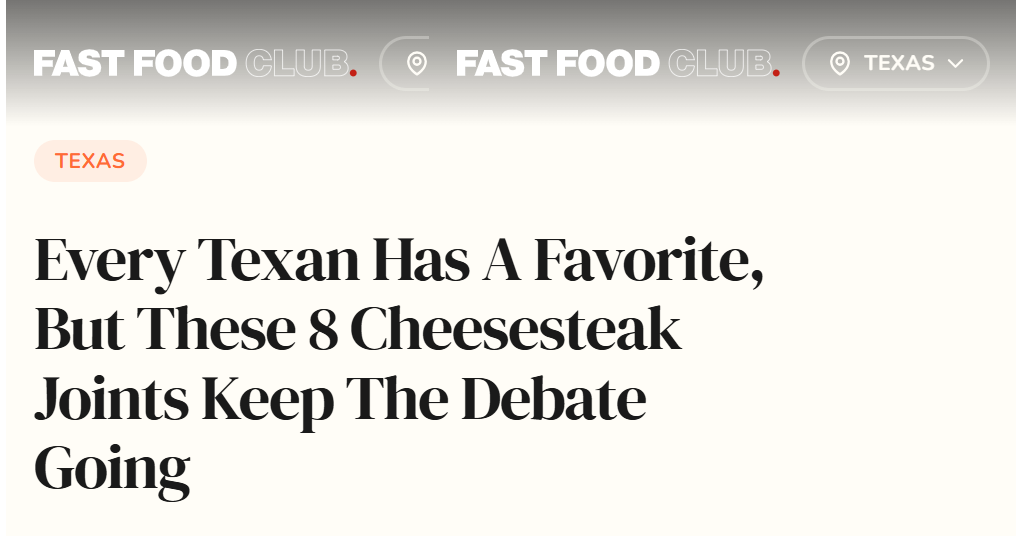 Gino’s Deli yet Again one of the best Cheesesteaks in Texas